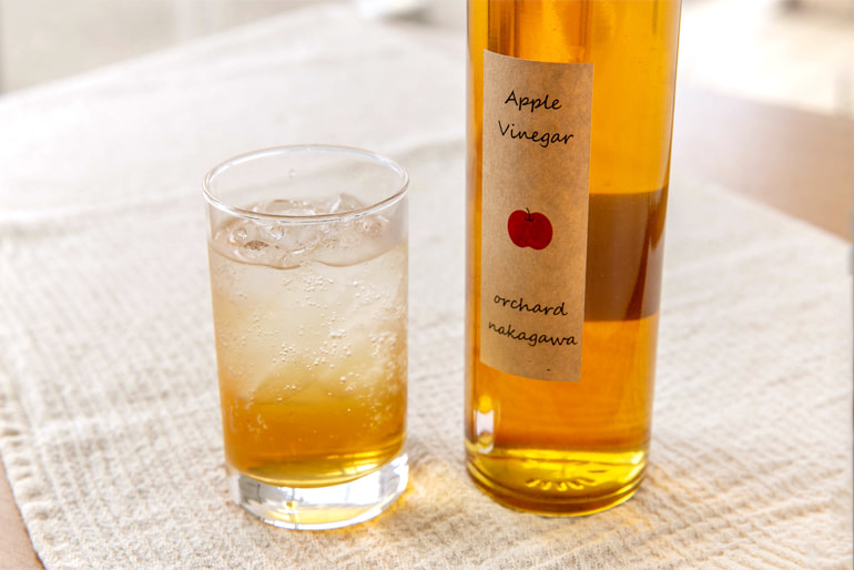 果樹園のりんごジュース・りんご酢セット – 中川果樹園