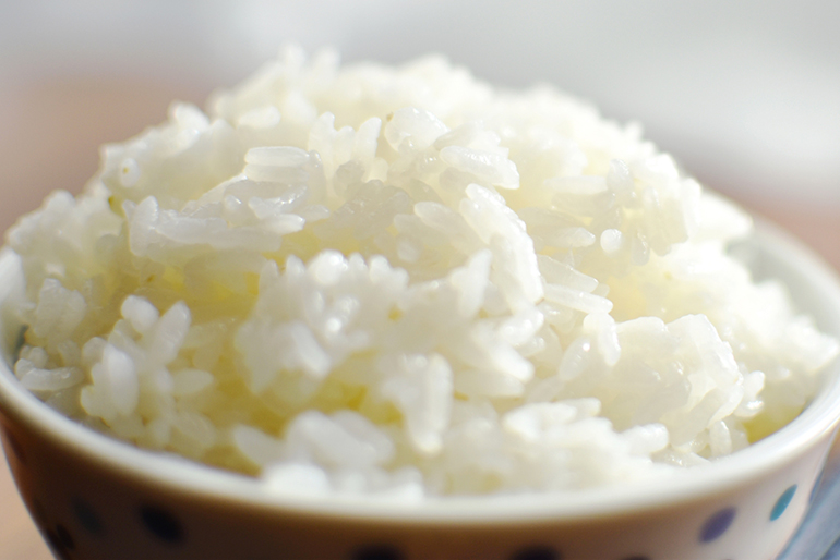 大きめの米粒が、豊かな風味を生みます
