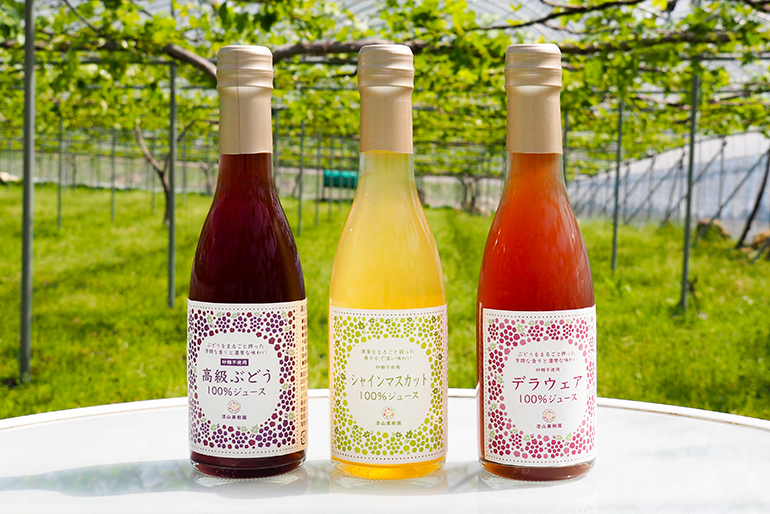 砂糖不使用！ぶどう本来の濃厚な甘み