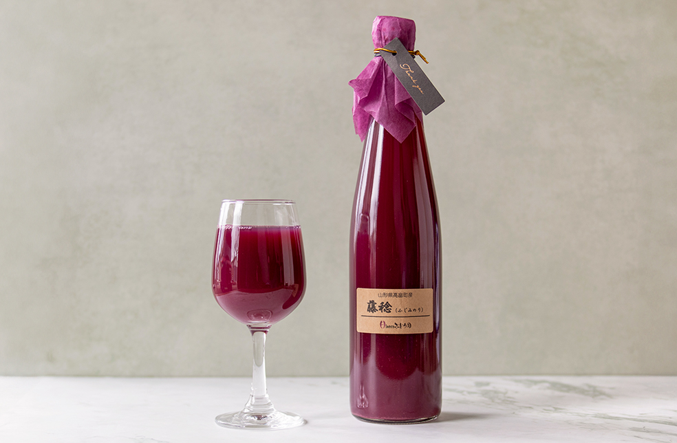 山形直送計画】藤稔のぶどうジュース – Hinataぶどう園