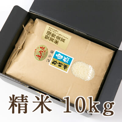 山形県産 自然栽培米 つや姫 精米10kg（化粧箱入）