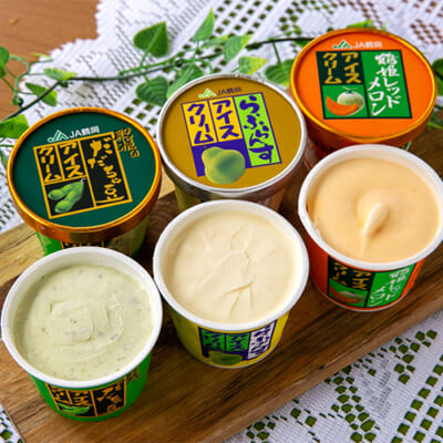 JA鶴岡のアイスクリームセット