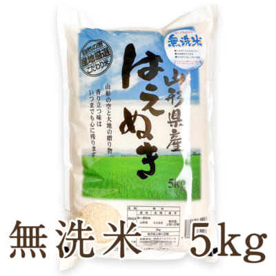 山形県産 はえぬき 無洗米5kg