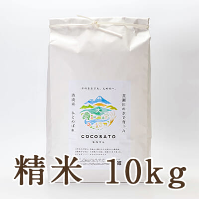 山形県 庄内産ひとめぼれ「COCOSATO 清流米」精米10kg