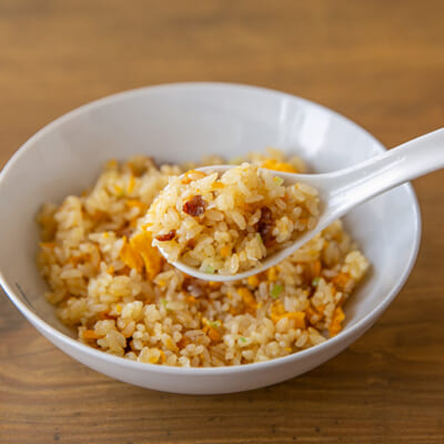 粒立ちが良いから、炒飯にも相性抜群!