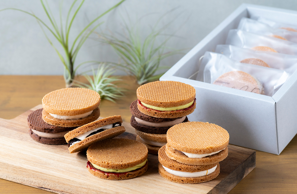 バターサンド 山口/ホシフルーツ〉発酵バターと果実のバターサンド 8個