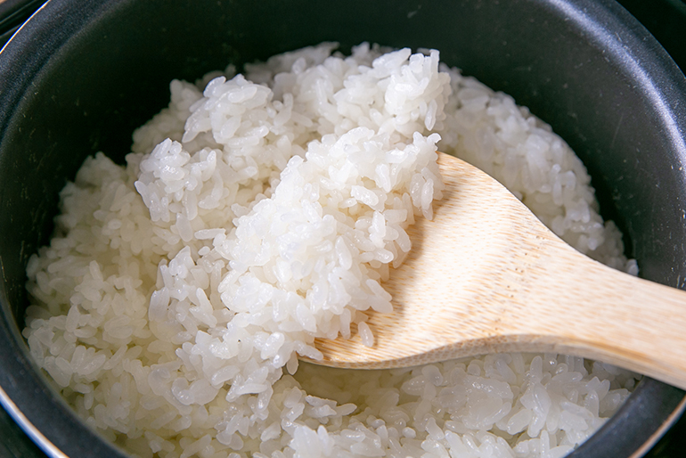 南陽市の自然の恵みを受けて育った「従来品種コシヒカリ」