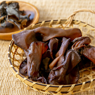 貴重な純国産の乾燥きくらげ