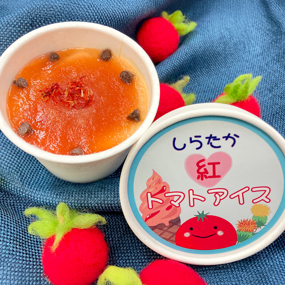 山形直送計画】しらたか紅トマトアイス – METRI TRY FARM