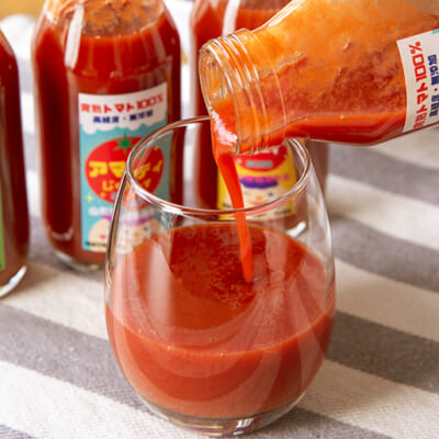 自家栽培のトマトだけで作った「トマトジュース」