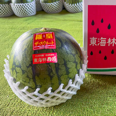 山形県産 尾花沢スイカ 大玉「羅皇ザ・スウィート」