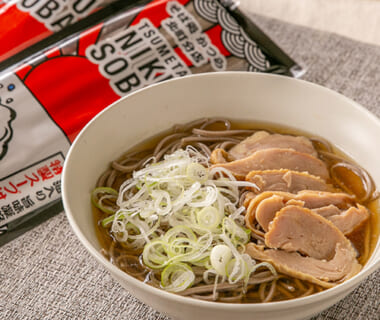 冷たい肉そば（乾麺）