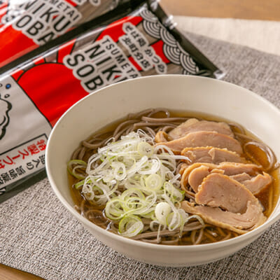 冷たい肉そば（乾麺）