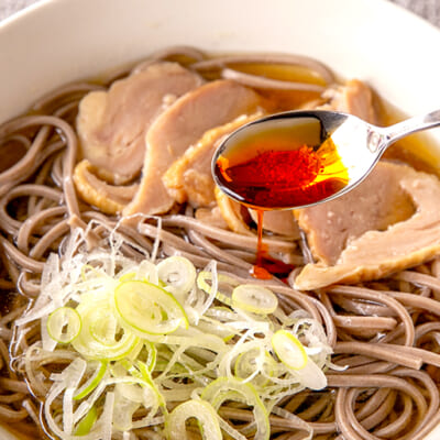 ラー油を入れるのもおすすめ！