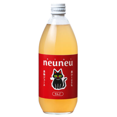 果汁100％ジュース「neuneu」りんご 1本