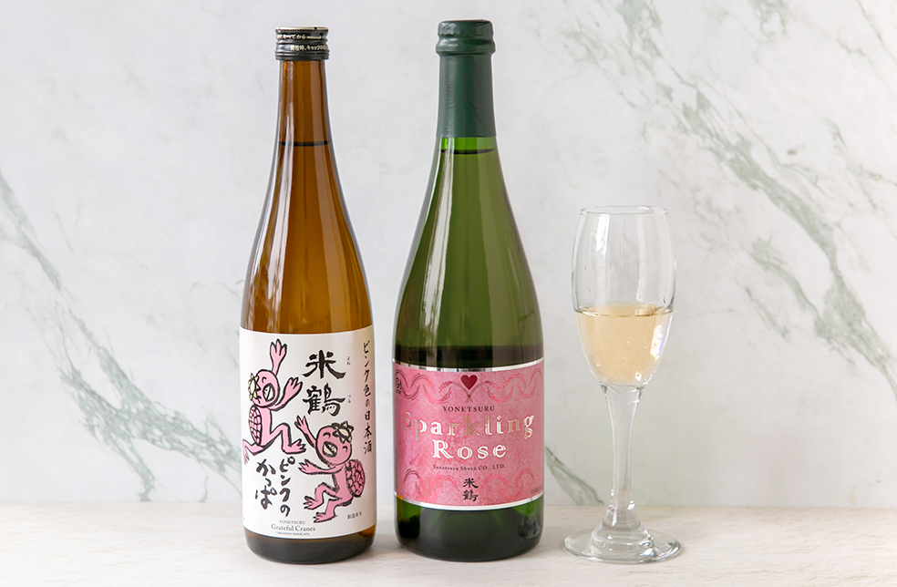 山形直送計画】米鶴 ピンクのお酒 飲み比べセット – 米鶴酒造