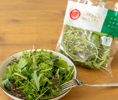 山形県産ベビーリーフ(有機JAS認証)