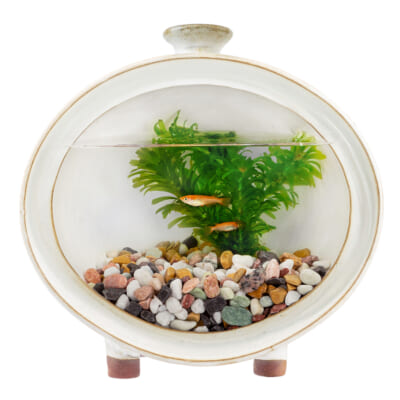 円型式水箱「TANK 樹氷」中サイズ（照明付き）