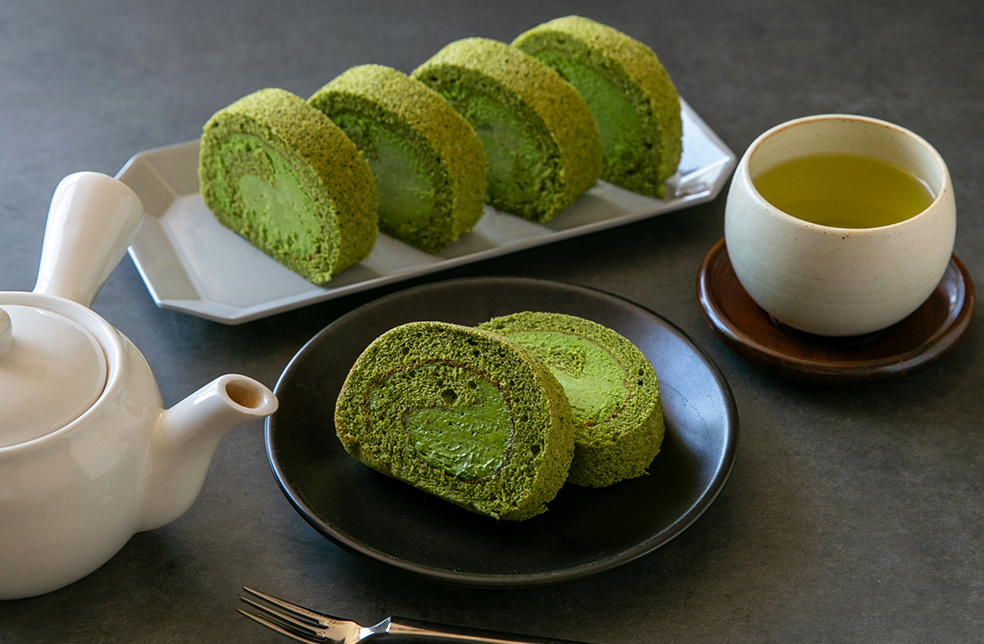 山形直送計画】抹茶の生チョコスフレロール – 緑茶園