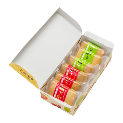 山形県産くだものバターサンド「城下町」 2種セット 1箱