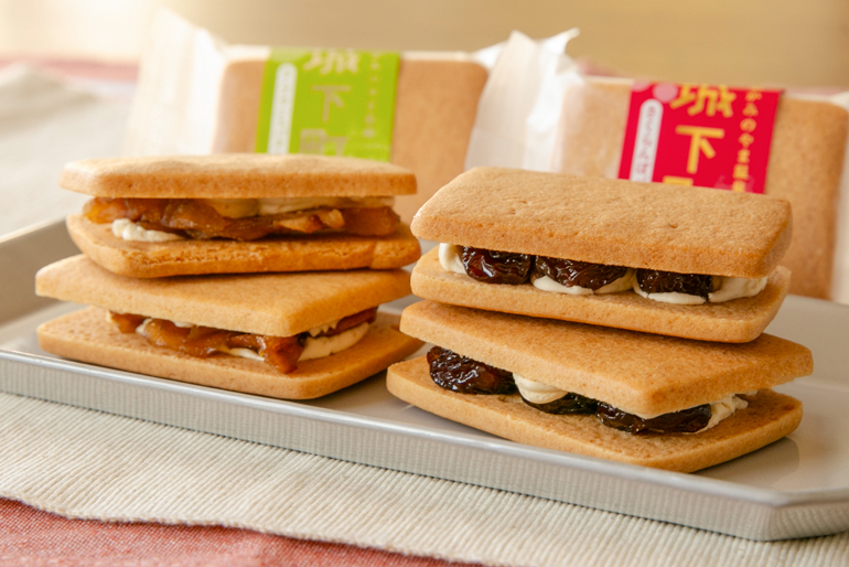 上山市の特産品・ワインを使ったバターサンド