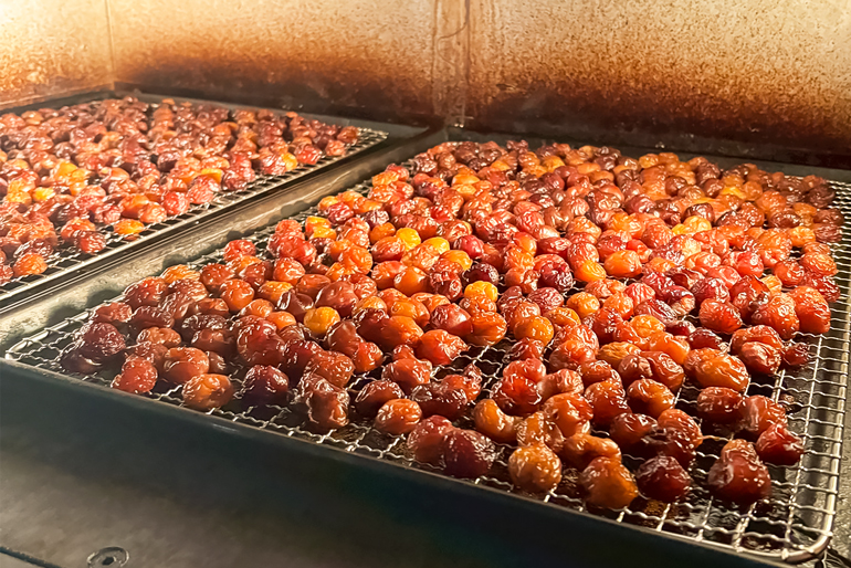 じっくりとローストして作るドライフルーツ