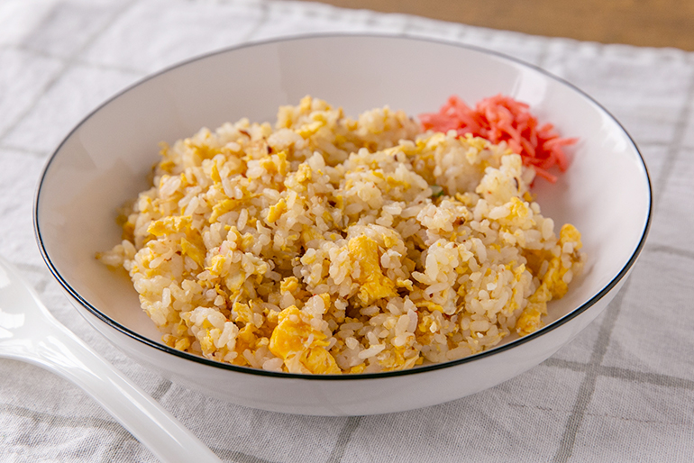 粒がしっかりしているので、チャーハンに最適!