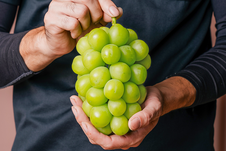 ご褒美にぴったりの「シャインマスカット」
