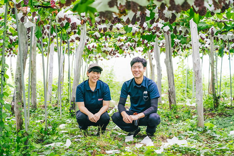 夫婦ふたりで仕上げる味と品質