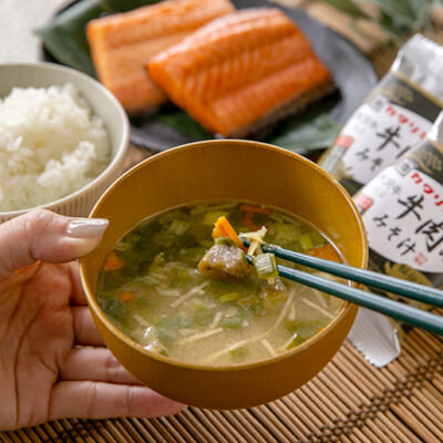 地元の恵みがつまった、ほっとする一杯