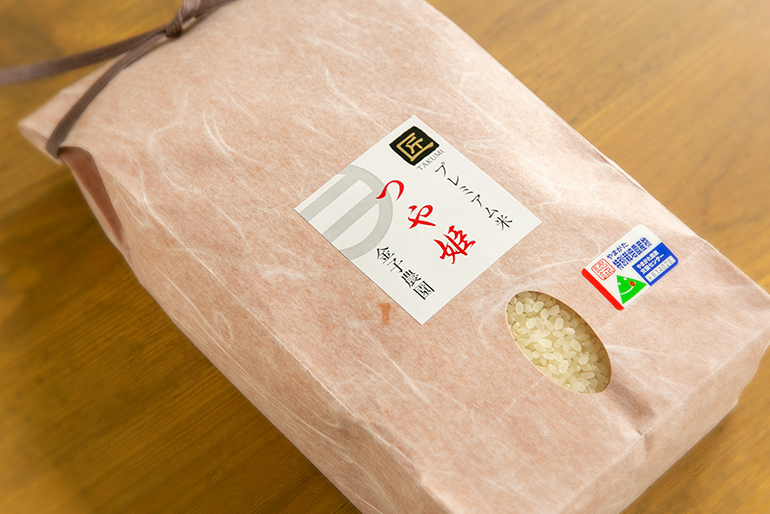 気品漂う米袋は、贈り物としても喜ばれます