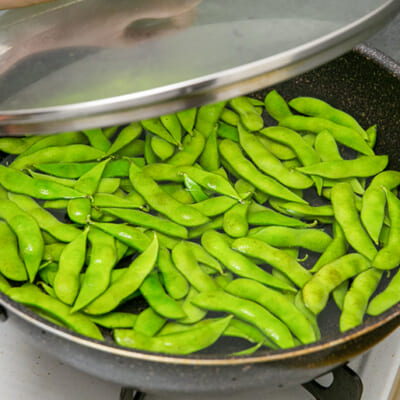 フライパンで蒸し茹でにするのがおすすめ
