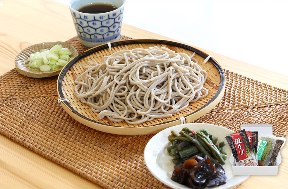 山形直送計画】蕎麦と山菜加工品セット「みちのく蕎麦街道