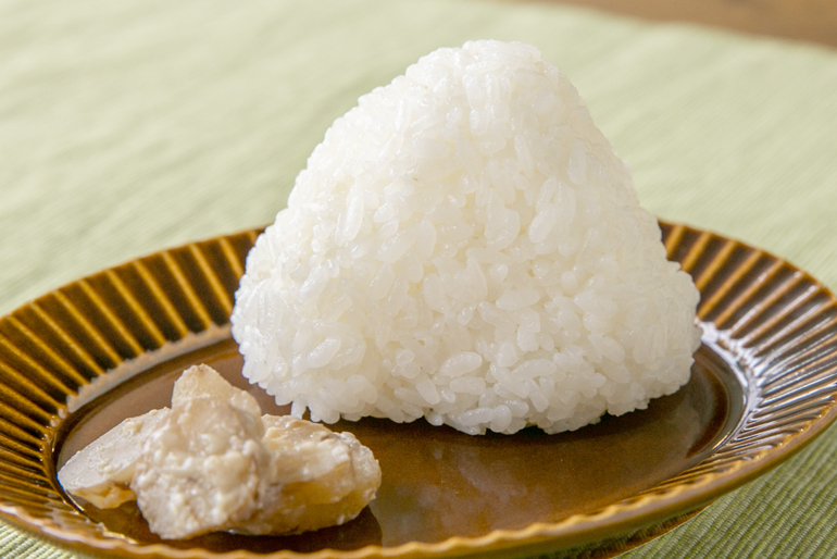 粒立ちの良い「ひとめぼれ」は、おにぎりにぴったり！