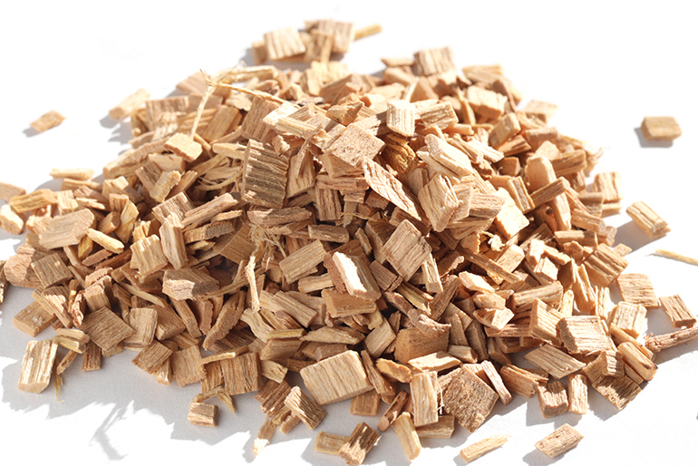 桜のチップで燻製