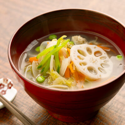 りんご酢の旨味で、野菜の美味しさが引き立ちます