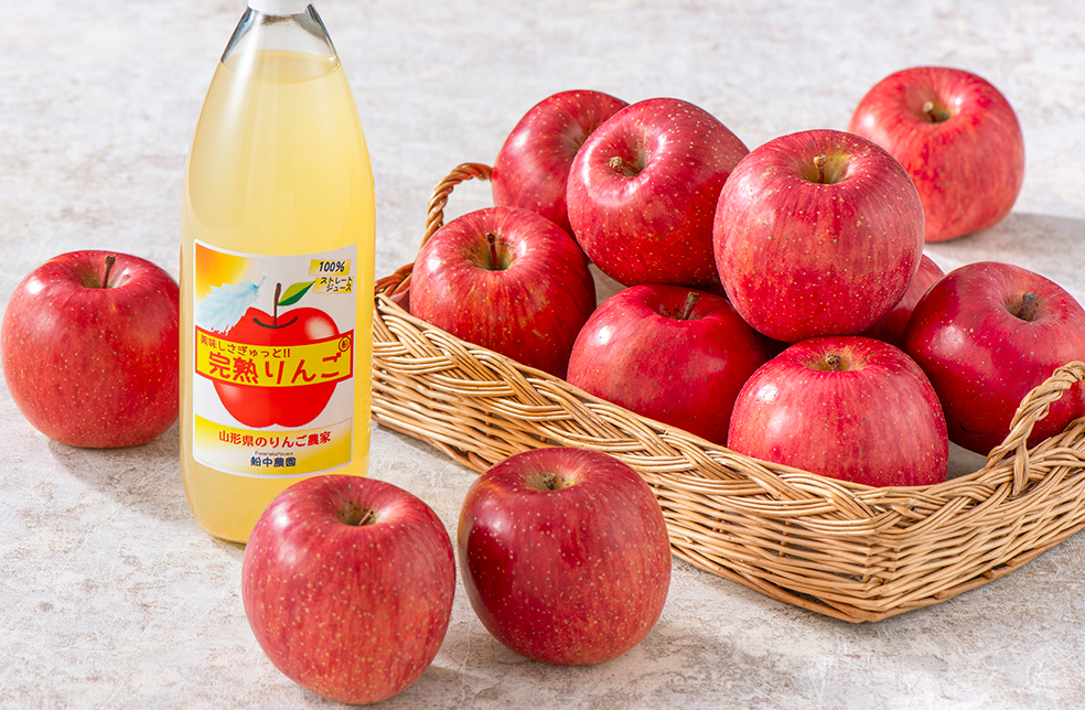 山形直送計画】山形県産りんご・ジュース詰め合わせ（贈答用・家庭用