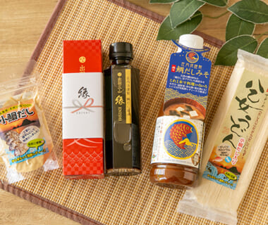 小鯛だしの加工品「ゆらまちっく海鮮レディースセット」