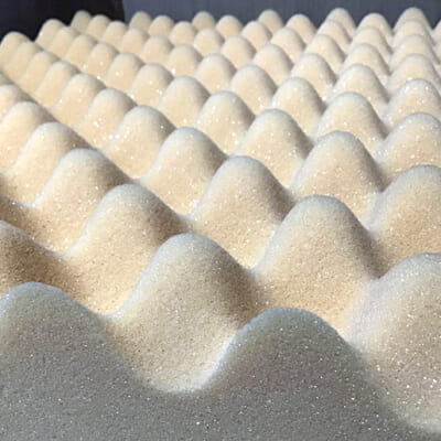 中芯に使用している「凸凹構造のウレタン」