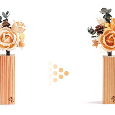 少しずつアメ色になっていく変化をお楽しみ下さい