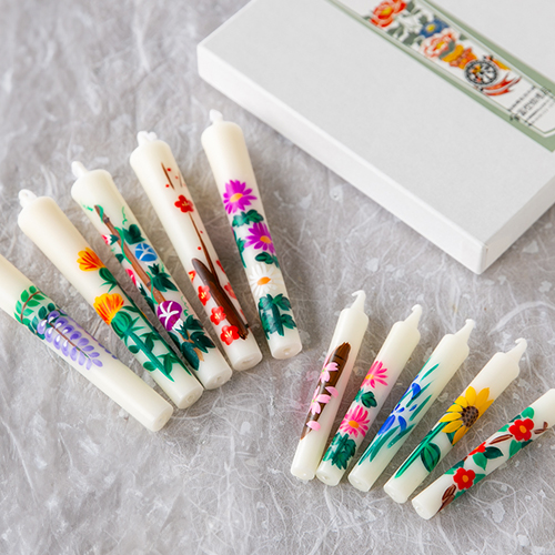 山形直送計画】手描き絵ろうそく – 富樫ろうそく店