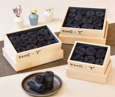 菊炭「やまが炭 玉手箱」