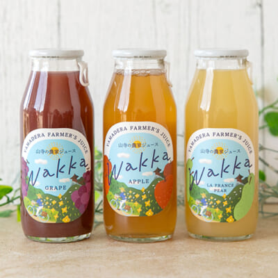 果汁100%ジュース「wakka」