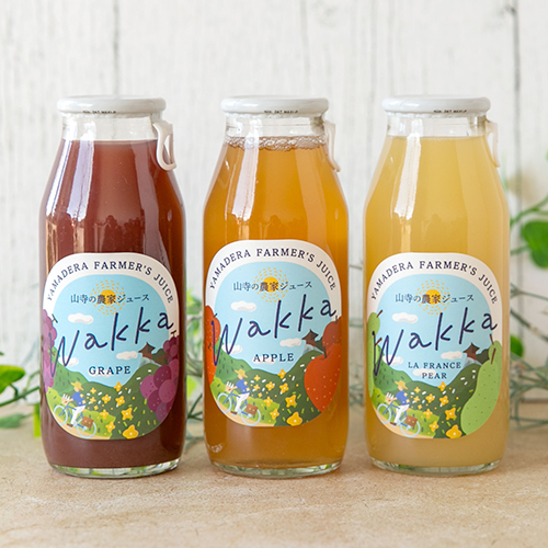 山形直送計画】果汁100％ジュース「wakka」 – Fruits Farm MURANAMI