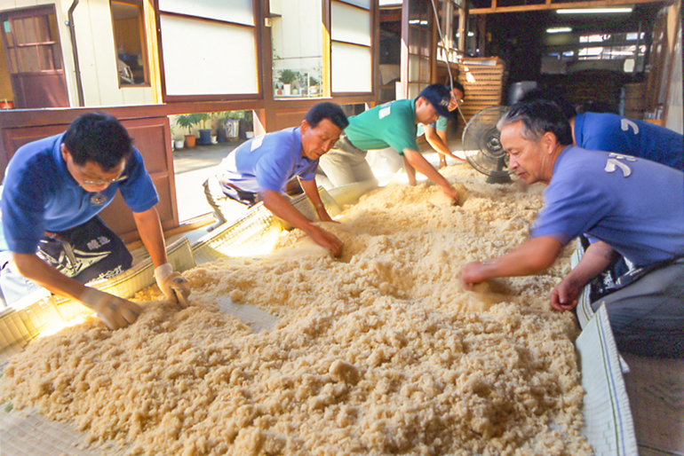 米麹が醸し出す、お米の甘みが活きた味わい