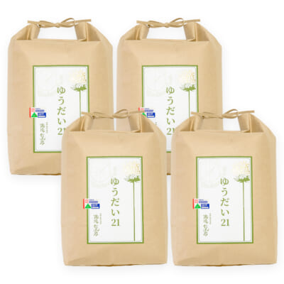 山形県産ゆうだい21（特別栽培米）精米20kg