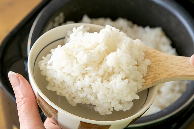 ほど良い粘りと上品な甘さの「つや姫」