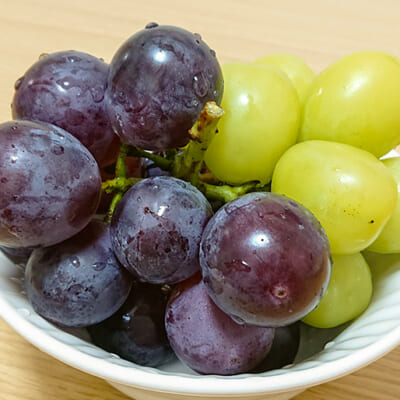 どちらも粒が大きくて食べごたえ満点!
