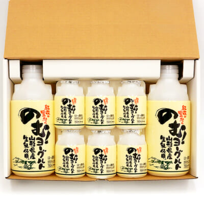 奥羽のむヨーグルト 大小 計8本