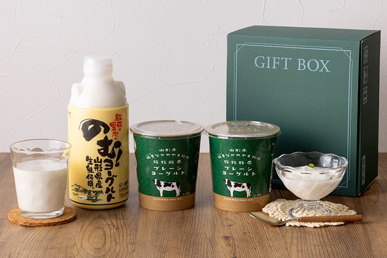 奥羽乳業の定番を詰め合わせたヨーグルトセット